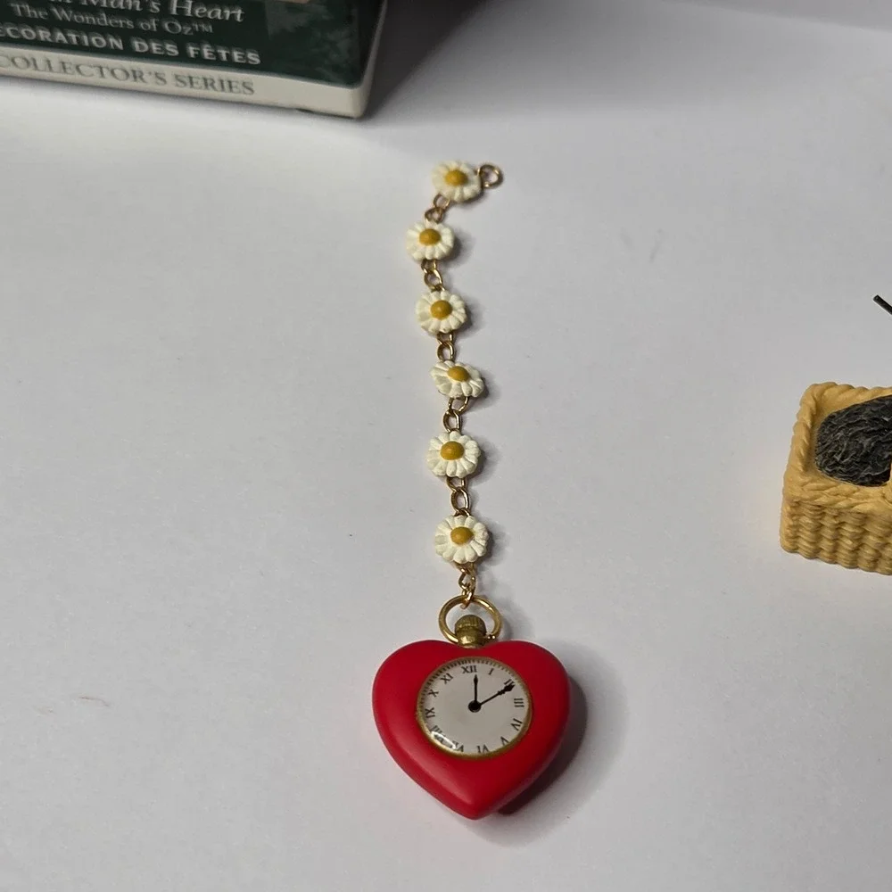 Hallmark Keepsake The Wonders of Oz Toto & Tin Man Heart Mini Ornaments 2001